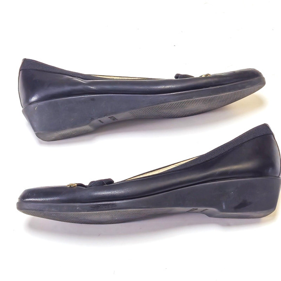 Vintage Bally Women’s Flats Size 6.5 Parisian Chic Timeless Leather Almond Toe - Picture 3 of 12